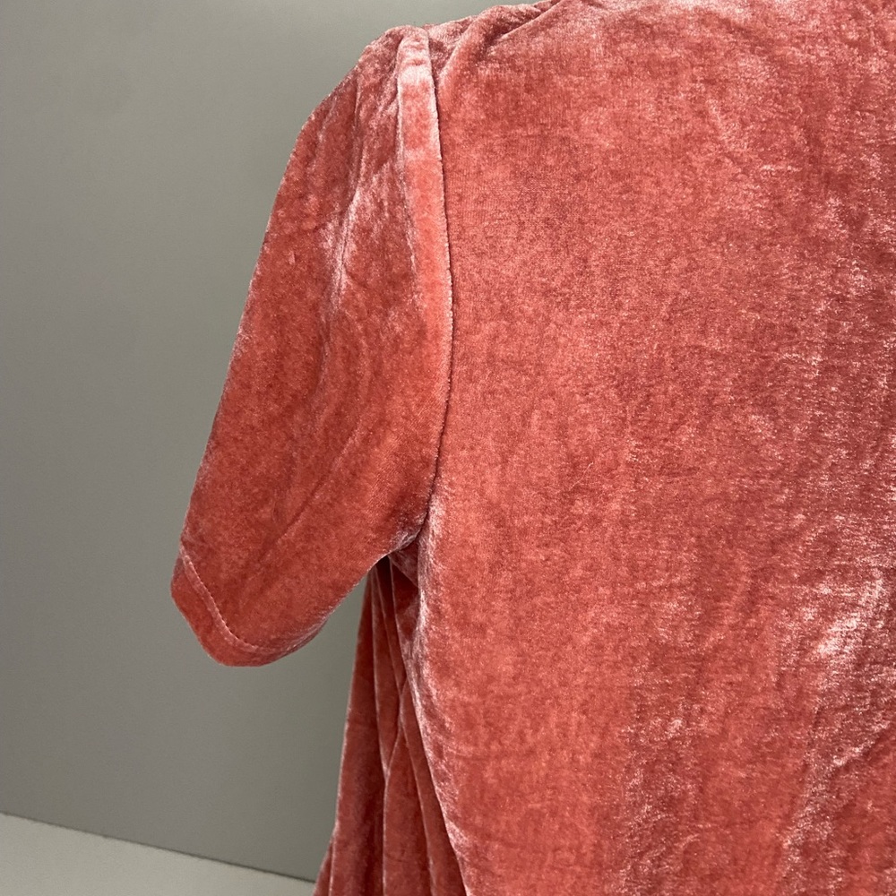 Volcom Coral Velour You In Top Velvet Short Sleeve SZ S - Picture 10 of 10